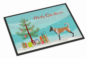 Merry Christmas Tree Dog Indoor or Outdoor Mat - 638508993977