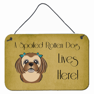 Dog Lives Here Design Wall or Door Hanging Prints - 638508005366