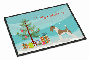 Merry Christmas Tree Dog Indoor or Outdoor Mat - 638508995445