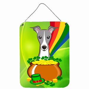 St. Patrick's Day Design with Dog Wall or Door Hanging Prints - 638508211378