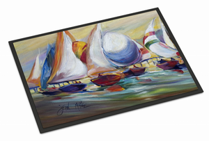 Sailboat Art by Jean McKee Mat - 615872941162