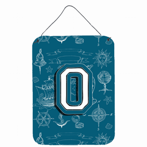 Sea Doodles Initial Alphabet Wall or Door Hanging Prints - 638508030351