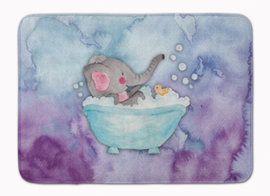 Animal Bathing Watercolor Machine Washable Memory Foam Mat - 638508841940