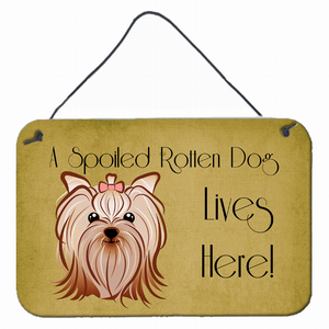 Dog Lives Here Design Wall or Door Hanging Prints - 638508004918