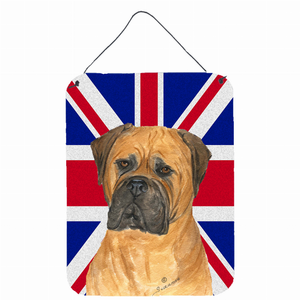 Dog Art with English Union Jack British Flag Wall or Door Hanging Prints - 615872833863