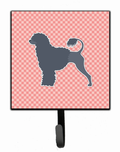 Checkerboard With Dog Art Leash or Key Holder - 638508531513
