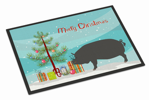 Pig Art Christmas Indoor or Outdoor Mat - 652259123322