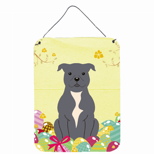 Easter Eggs Design with Dog Wall or Door Hanging Prints - 638508756497