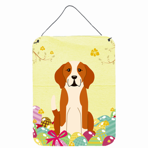 Easter Eggs Design with Dog Wall or Door Hanging Prints - 638508757135