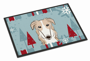 Winter Holiday Dog Art Indoor or Outdoor Mat - 638508112590