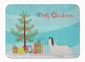 Merry Christmas Tree Dog Machine Washable Memory Foam Mat - 638508997814