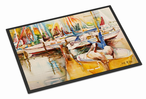 Sailboat Art by Jean McKee Mat - 615872941186