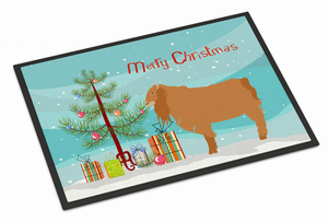 Goat Art Christmas Indoor or Outdoor Mat - 652259122844