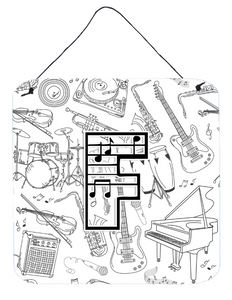 Musical Note Letters Wall or Door Hanging Prints - 615872984848