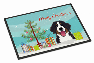 Christmas Tree Dog Art Indoor or Outdoor Mat - 638508147127
