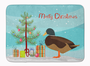 Duck Art Christmas Machine Washable Memory Foam Mat - 652259131365