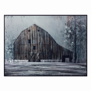 Framed Barn Print 31.5"L x 23.75"H Metal - 746427855297