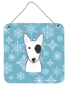 Snowflake Design with Dog Art Wall or Door Hanging Prints - 638508109293
