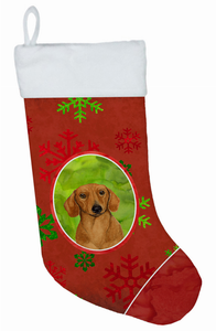 Dog and Christmas Snowflakes Christmas Stocking - 705332017039