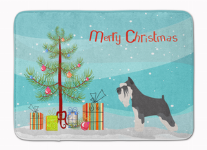 Merry Christmas Tree Dog Machine Washable Memory Foam Mat - 638508998019