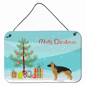 Christmas Tree Design with Dog Wall or Door Hanging Prints - 194030021903