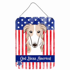 American Flag Design with Dog Wall or Door Hanging Prints - 638508213150