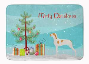 Merry Christmas Tree Dog Machine Washable Memory Foam Mat - 638508997753