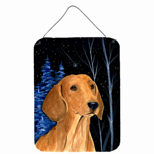Starry Night Dog Art Wall or Door Hanging Prints - 615872611560