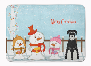 Merry Christmas Carolers Dog Art Machine Washable Memory Foam Mat - 638508637666