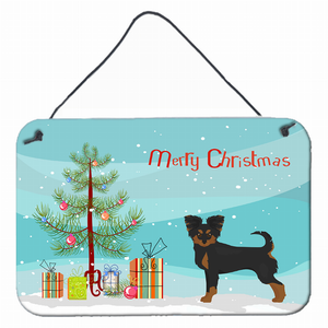 Christmas Tree Design with Dog Wall or Door Hanging Prints - 194030022368