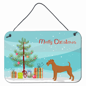 Christmas Tree Design with Dog Wall or Door Hanging Prints - 194030021965