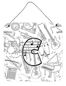 Musical Note Letters Wall or Door Hanging Prints - 615872984817