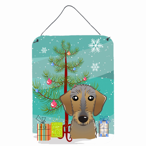 Christmas Tree and Dog Art Wall or Door Hanging Prints - 638508105196