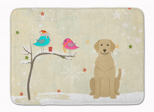 Christmas Presents Between Friends Dog Art Machine Washable Memory Foam Mat - 638508639295