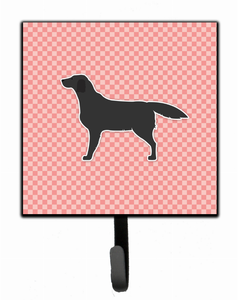 Checkerboard With Dog Art Leash or Key Holder - 638508530912