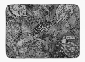 Shellfish Art Machine Washable Memory Foam Mat - 638508630049