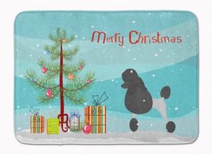 Merry Christmas Tree Dog Art Machine Washable Memory Foam Mat - 638508642189