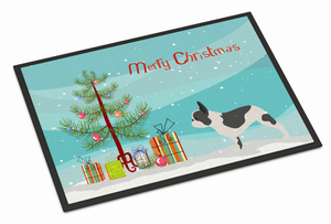 Merry Christmas Tree Dog Art Indoor or Outdoor Mat - 638508472182