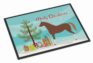 Horse Art Christmas Indoor or Outdoor Mat - 652259117864