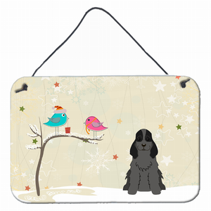 Christmas Presents Between Friends Design with Dog Art Wall or Door Hanging Prints - 638508445674