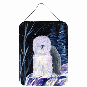 Starry Night Dog Art Wall or Door Hanging Prints - 615872611812
