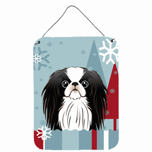 Winter Holiday Design with Dog Art Wall or Door Hanging Prints - 638508123152