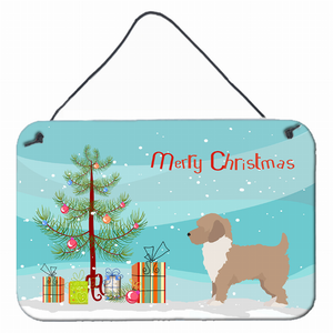 Christmas Tree Design with Dog Wall or Door Hanging Prints - 194030023068