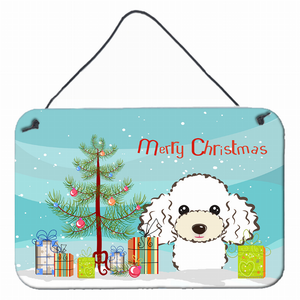 Christmas Tree and Dog Art Wall or Door Hanging Prints - 638508144225