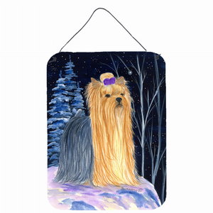 Starry Night Dog Art Wall or Door Hanging Prints - 615872611430