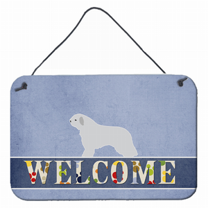 Welcome Sign with Dog Wall or Door Hanging Prints - 638508693112