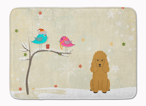 Christmas Presents Between Friends Dog Art Machine Washable Memory Foam Mat - 638508639431