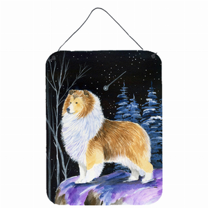Starry Night Dog Art Wall or Door Hanging Prints - 615872611461