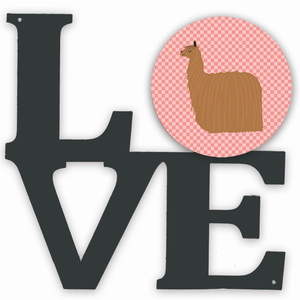 Animal Profile Artwork Metal LOVE Wall Decor - 194030201473