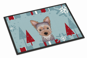 Winter Holiday Dog Art Indoor or Outdoor Mat - 638508113252